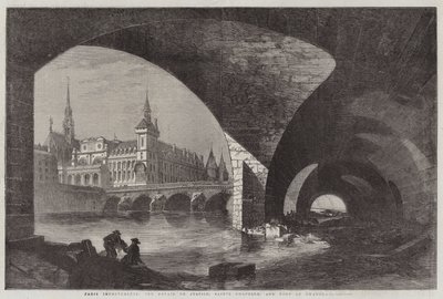 Améliorations de Paris, le Palais de Justice, Sainte Chapelle et Pont au Change - Dieudonne Auguste Lancelot